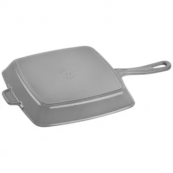 ZWILLING Staub ketaus kvadratinė keptuvė-grilis 26 cm Graphite Grey