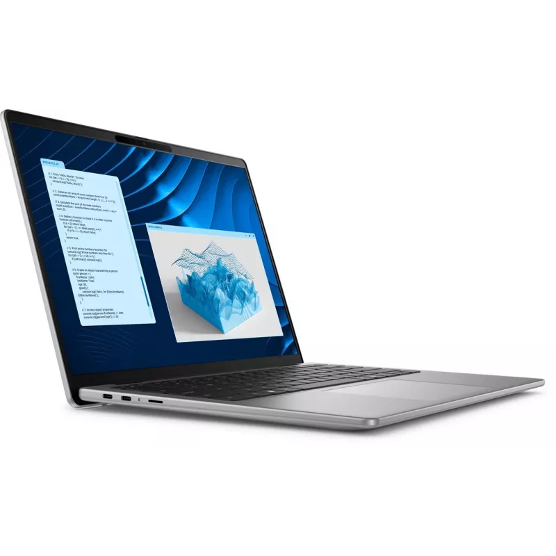 Dell Latitude 5455 nešiojamas kompiuteris, Snapdragon X Plus X1P-42-100, 16GB RAM, 512GB SSD, 14,0 inch FHD+ ekranas, Qualcomm Adreno grafika, pirštų atspaudų skaitytuvas, FHD IR kamera, apšviesta klaviatūra, Windows 11 Pro, 3 metų ProSupport