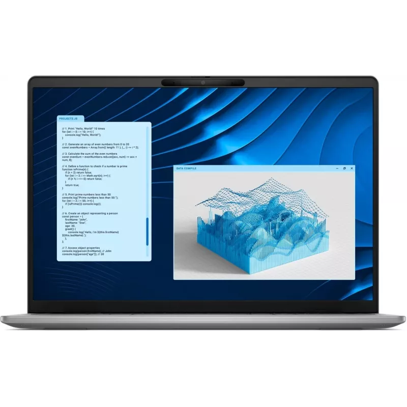 Dell Latitude 5455 nešiojamas kompiuteris, Snapdragon X Plus X1P-42-100, 16GB RAM, 512GB SSD, 14,0 inch FHD+ ekranas, Qualcomm Adreno grafika, pirštų atspaudų skaitytuvas, FHD IR kamera, apšviesta klaviatūra, Windows 11 Pro, 3 metų ProSupport