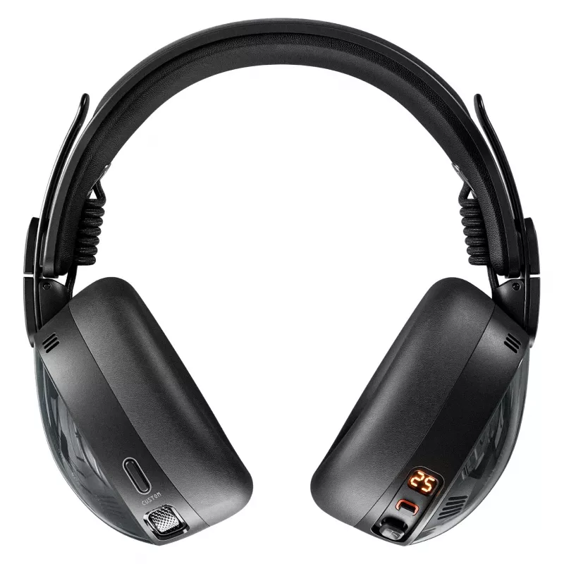 Skullcandy Aviator 900 ANC TWS belaidės ausinės per ausis su aktyviu triukšmo slopinimu, juodos
