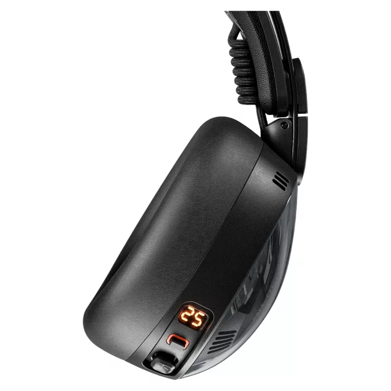 Skullcandy Aviator 900 ANC TWS belaidės ausinės per ausis su aktyviu triukšmo slopinimu, juodos
