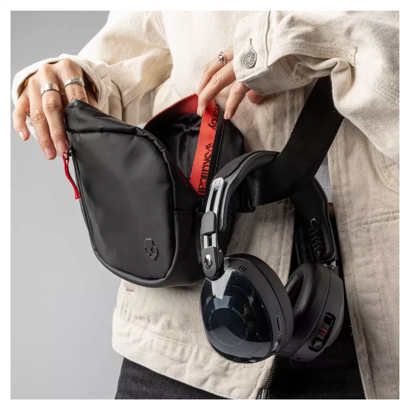 Skullcandy Aviator 900 ANC TWS belaidės ausinės per ausis su aktyviu triukšmo slopinimu, juodos