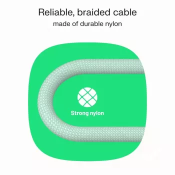 GREEN CELL USB-C į USB-C PowerStream 100W Pintas Laidas 1,2m Juodas
