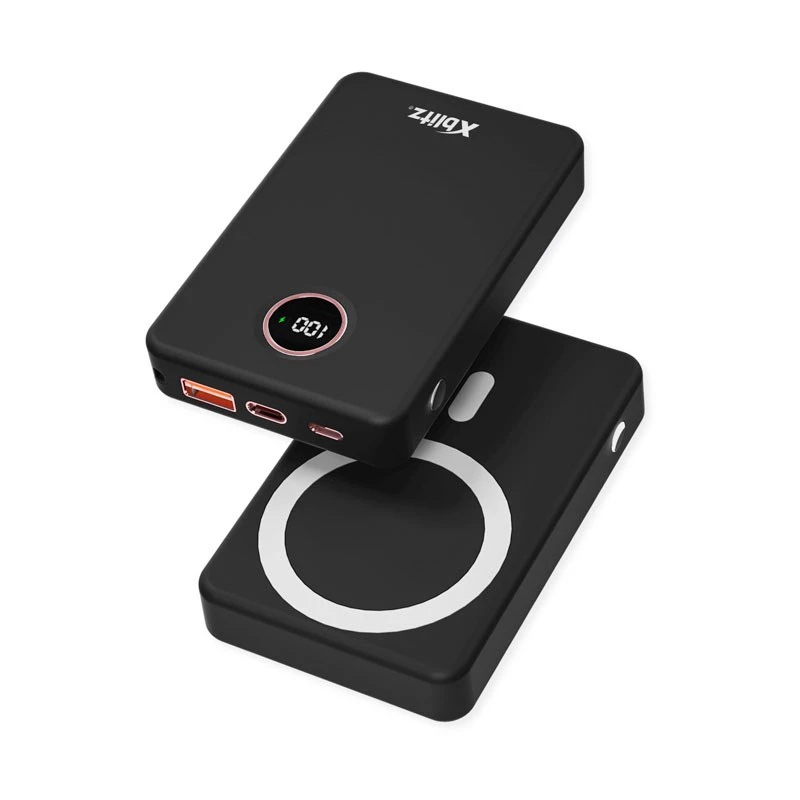 XBLITZ MAGBOOST 10000mAh Wireless Power Bank Black