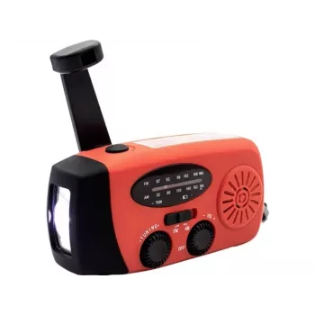 Denver SCR-2005 Avarinis Saulės Radijas su AM/FM, LED Šviesa, SOS ir Power Bank