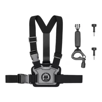 DJI Osmo Action Bike Accessory Kit – Vairo ir krūtinės laikikliai, skirti Osmo Action 3, Action 2, Osmo Action