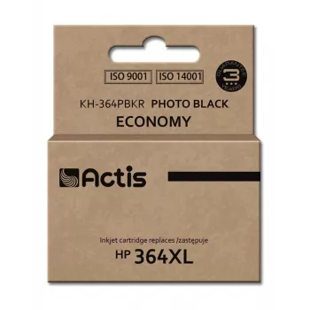 Actis KH-364PBKR rašalo kasetė (HP 364XL CB322EE pakaitalas; standartinė; 12 ml; foto juoda)