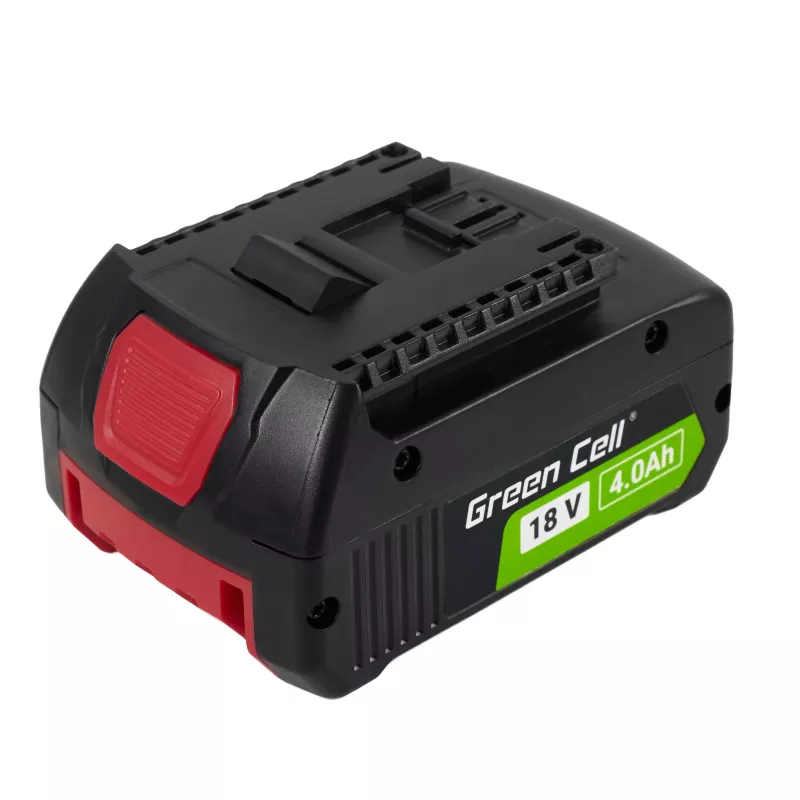 Green Cell PTBO18V4 belaidžio įrankio baterija 18V 4Ah Li-Ion, skirta Bosch elektriniams įrankiams (GBA1600Z00038 pakaitalas)