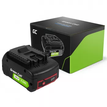 Green Cell PTBO18V4 belaidžio įrankio baterija 18V 4Ah Li-Ion, skirta Bosch elektriniams įrankiams (GBA1600Z00038 pakaitalas)