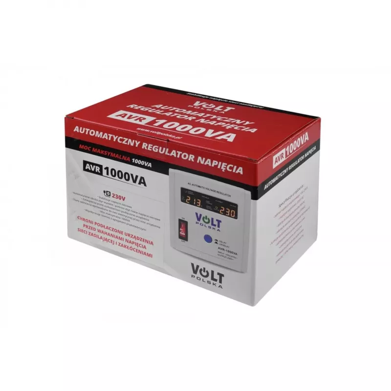 VOLT POLSKA AVR 1000 Voltage Stabilizer 1000VA 700W