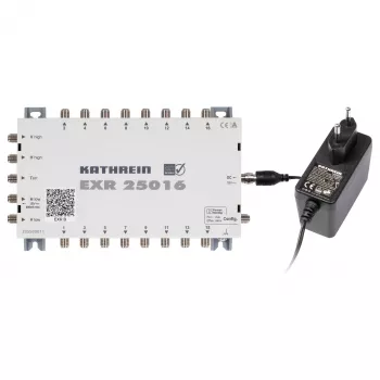 Kathrein EXR 25016 palydovinis multiswitch su 16 išėjimų ir integruotu maitinimo šaltiniu