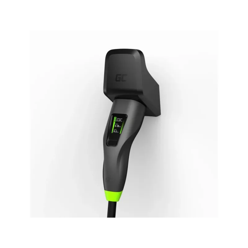Greencell Habu Holder EV Įkrovimo Kabelio Laikiklis 2 Tipo Kištukams - Juoda