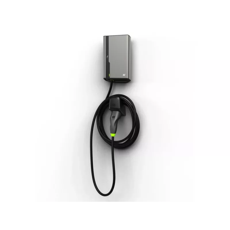 Greencell Habu Holder EV Įkrovimo Kabelio Laikiklis 2 Tipo Kištukams - Juoda
