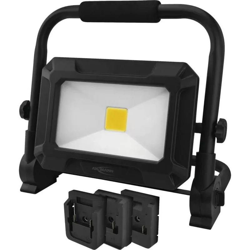 ANSMANN 1600-0713 LED Prožektorius FL50W 18V su adapterių plokštėmis akumuliatoriniams įrankiams