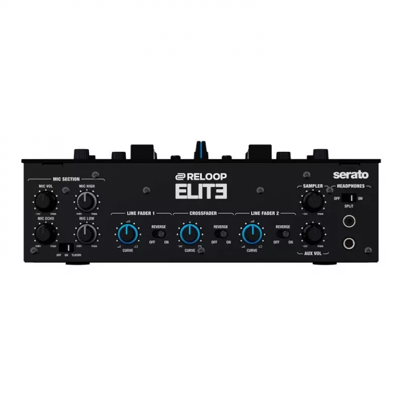 RELOOP Elite – Profesionalus 2 kanalų DVS maišytuvas, skirtas Serato DJ Pro