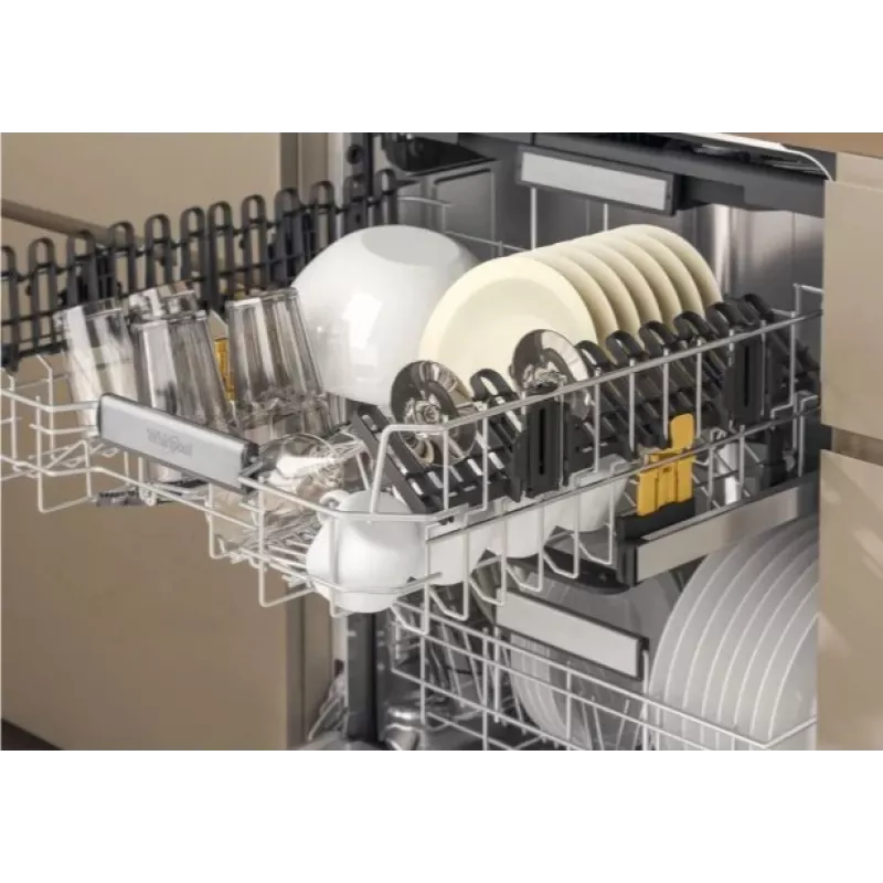 Whirlpool W7IHT40T Pilnai Integruota Indų Plovimo Mašina, 14 Servizų, Energijos Klasė C, 40 dB, NaturalDry