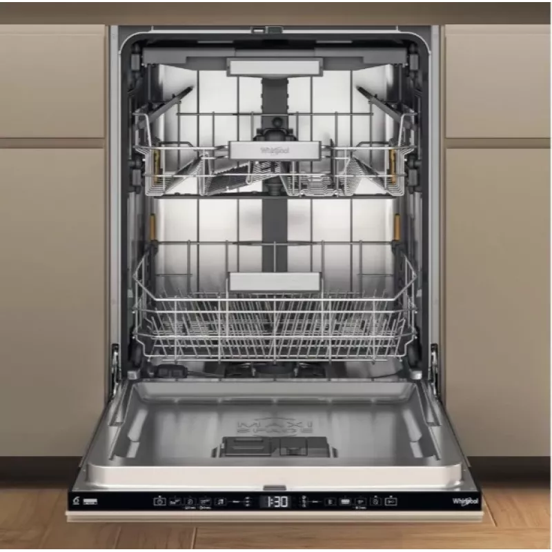 Whirlpool W7IHT40T Pilnai Integruota Indų Plovimo Mašina, 14 Servizų, Energijos Klasė C, 40 dB, NaturalDry
