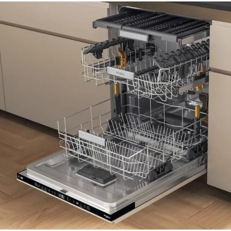Whirlpool W7IHT40T Pilnai Integruota Indų Plovimo Mašina, 14 Servizų, Energijos Klasė C, 40 dB, NaturalDry