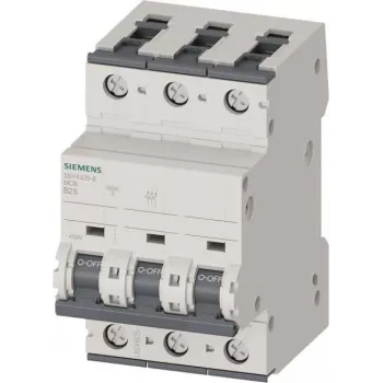 Siemens 5SY4325-6 Miniatiūrinis grandinės pertraukiklis 25 A 3 polių B