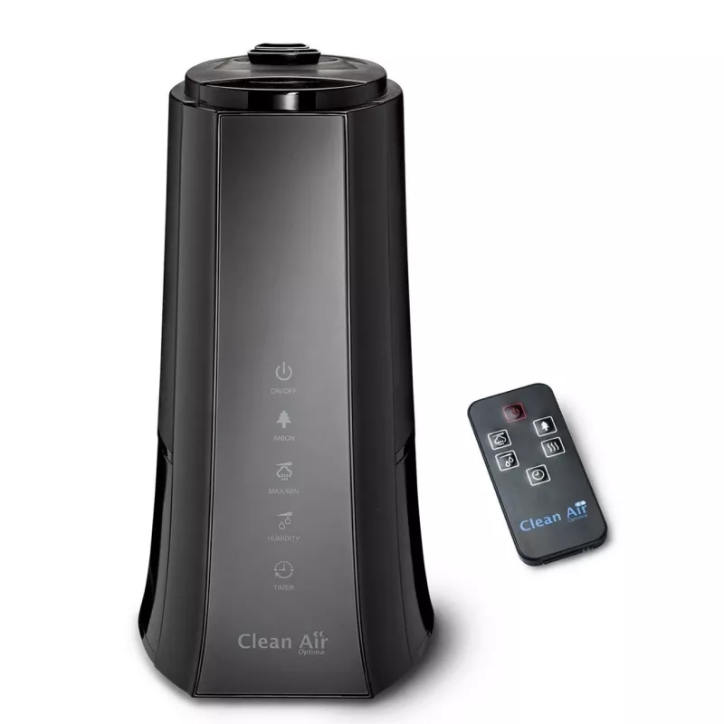 Clean Air Optima CA-603 Ultragarsinis Drėkintuvas su Jonizatoriumi, 5.5L, Šaltas ir Šiltas Rūkas, Iki 60 m², Skaitmeninis Liečiamas Skydelis, Nuotolinio Valdymo Pultelis, Wi-Fi Programa