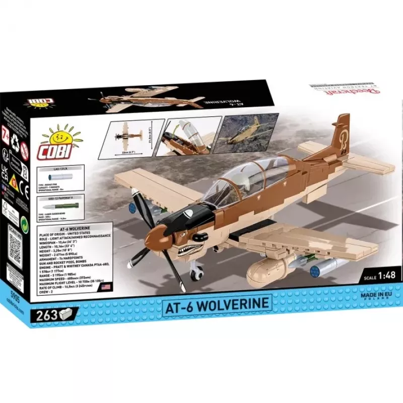 COBI 5905 AT-6 Wolverine kaladėlių rinkinys