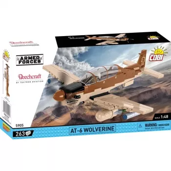 COBI KLOCKI Kaladėlės AT-6 Wolverine 263 dalių konstravimo rinkinys