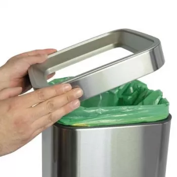 MAULprime 25L nerūdijančio plieno atvira šiukšliadėžė
