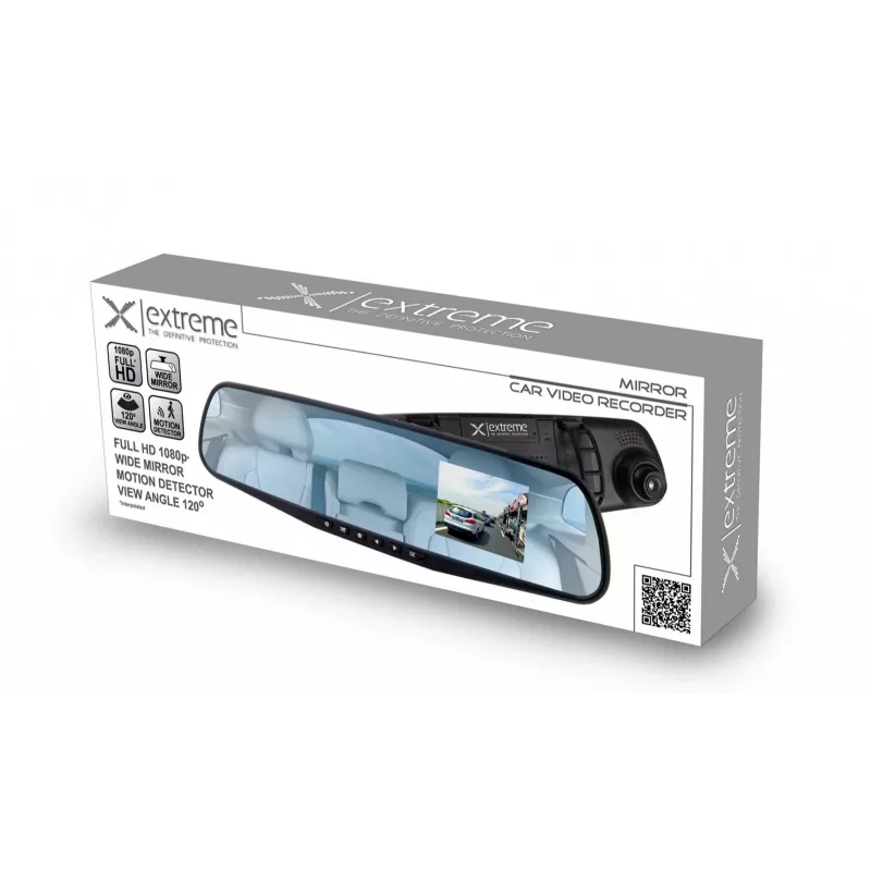 ESPERANZA Extreme XDR103 automobilio veidrodėlio vaizdo registratorius 1080p Full HD 170° plataus kampo