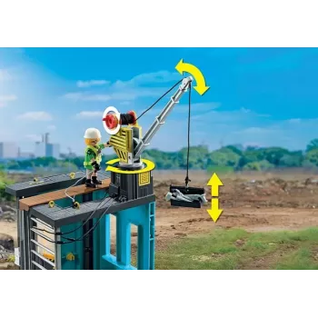 Playmobil Action Heroes 71650 Statybos aikštelės rinkinys