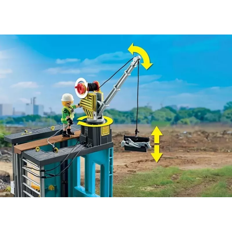 Playmobil Action Heroes 71650 Statybos aikštelės rinkinys