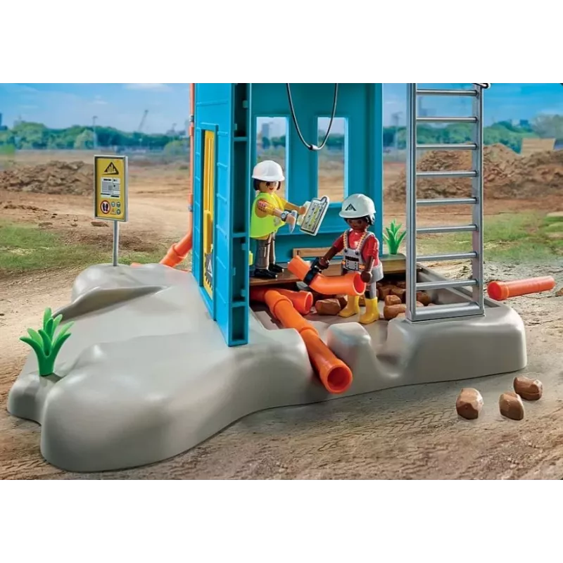 Playmobil Action Heroes 71650 Statybos aikštelės rinkinys