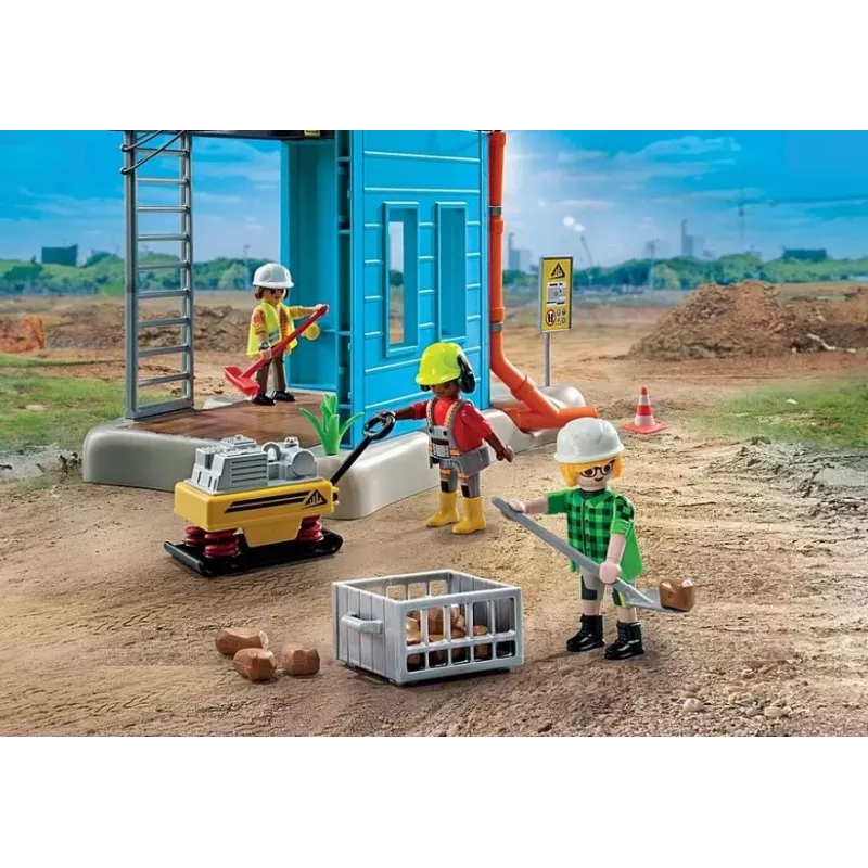 Playmobil Action Heroes 71650 Statybos aikštelės rinkinys