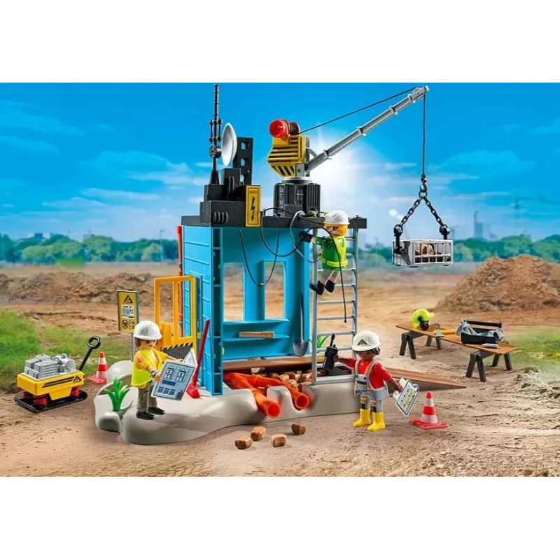 Playmobil Action Heroes 71650 Statybos aikštelės rinkinys