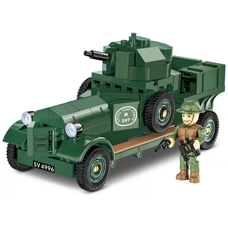COBI KLOCKI Historical Collection Rolls-Royce Armoured Car 1920 Pattern Mk I Statybiniai Blokeliai (226 Detalės)