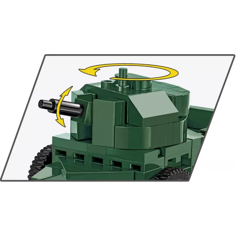 COBI KLOCKI Historical Collection Rolls-Royce Armoured Car 1920 Pattern Mk I Statybiniai Blokeliai (226 Detalės)