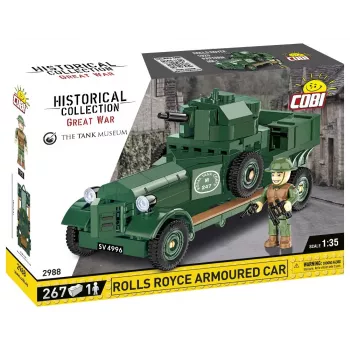 COBI KLOCKI Historical Collection Rolls-Royce Armoured Car 1920 Pattern Mk I Statybiniai Blokeliai (226 Detalės)