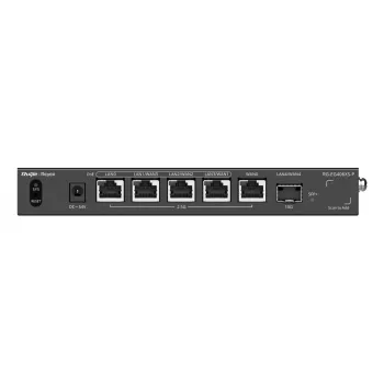 Ruijie Reyee RG-EG406XS-P Multi-WAN debesų valdymo šliuzo maršrutizatorius, 6x 2.5GE RJ45, 1x 10GE SFP+, 4 PoE, VPN, Rackmount
