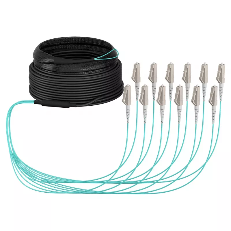 EFB-ELEKTRONIK Trunk Cable U-DQ ZN BH OM3 12G 1x12 LC-LC 40m Dca LSZH