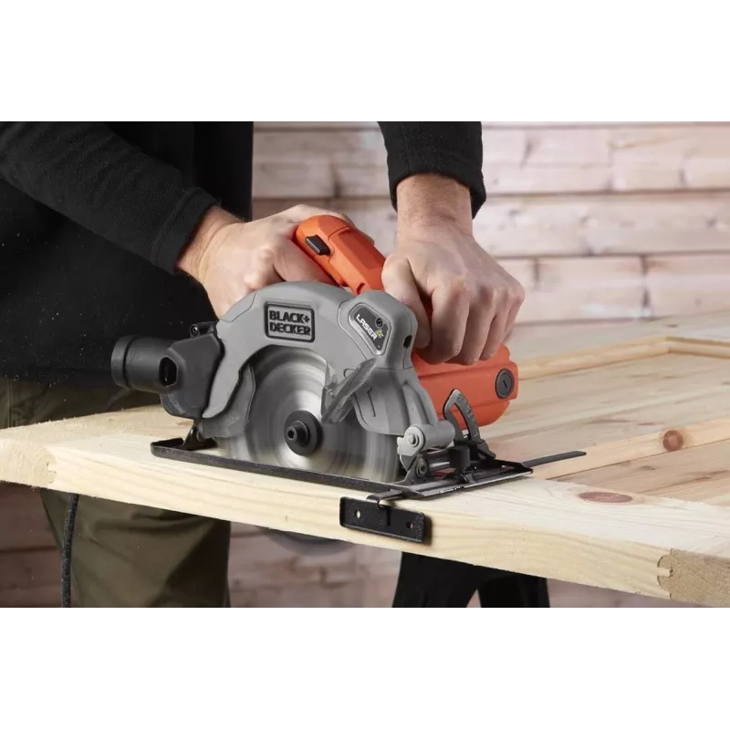 Black & Decker CS1250L-QS 1250W 190mm Diskinis Pjūklas su Lazeriniu Vedikliu