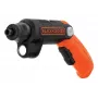 Black & Decker BDCSFL20C-QW 3,6V belaidis atsuktuvas su žibintuvėliu, juodai oranžinis