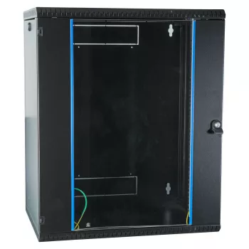 EFB 19 inch sieninis spintos korpusas 18U, fiksuotas, 1-dalies, RAL 9005, gylis 600 mm