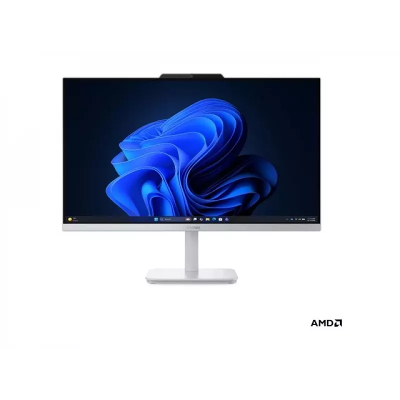 Lenovo A105 24 viskas viename kompiuteris F0JS0021NY, 23,8 colio FHD IPS 100Hz, AMD Ryzen 5, 8GB LPDDR5, 512GB SSD, AMD Radeon 610M, Windows 11 Home, anglų kalbos klaviatūra, Cloud Grey, 2 metų garantija (carry-in)