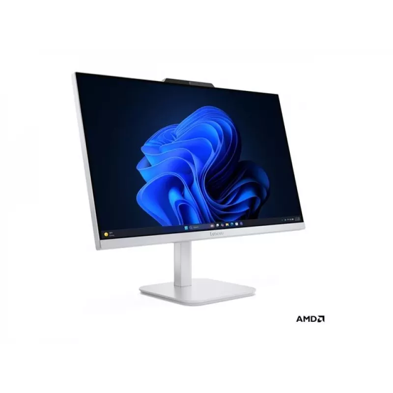 Lenovo A105 24 viskas viename kompiuteris F0JS0021NY, 23,8 colio FHD IPS 100Hz, AMD Ryzen 5, 8GB LPDDR5, 512GB SSD, AMD Radeon 610M, Windows 11 Home, anglų kalbos klaviatūra, Cloud Grey, 2 metų garantija (carry-in)