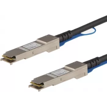 StarTech.com 3m QSFP-H40G-CU3M suderinamas QSFP+ tiesioginio prijungimo varinis kabelis - 40G QSFP+ pasyvus dviejų ašių kabelis - SFF-8436 - juodas