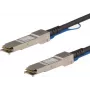 StarTech.com 3m QSFP-H40G-CU3M suderinamas QSFP+ tiesioginio prijungimo varinis kabelis - 40G QSFP+ pasyvus dviejų ašių kabelis - SFF-8436 - juodas