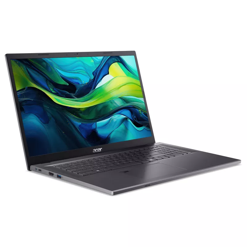 Acer Aspire 17 A17-51M-70UX nešiojamas kompiuteris - Intel Core 7 150U, 16GB RAM, 512GB SSD, 17.3 inch Full HD ekranas, Windows 11 Home, pilka