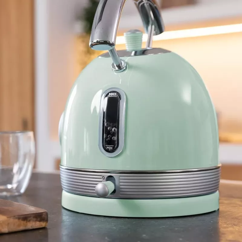 Cecotec Kettle ThermoSense 420 Vintage 2200 W Electric 1.8 L Stainless Steel 360° Rotational Base Light Green