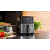 Cecotec Cecofry Full InoxBlack 5500 Pro Karšto oro gruzdintuvė, 1700 W, 5.5 L, Juoda/Nerūdijantis plienas