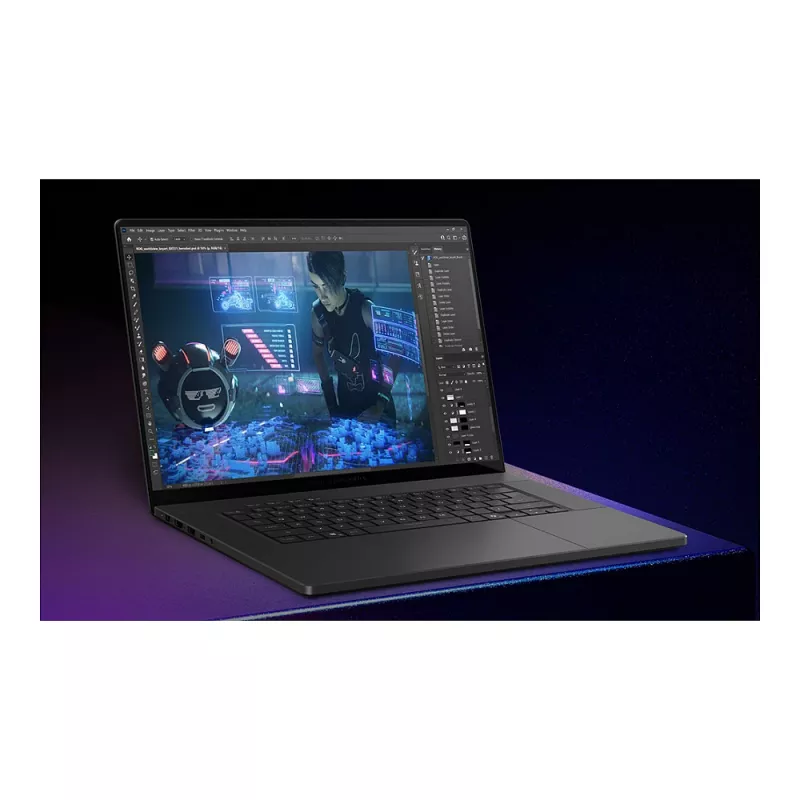 ASUS ROG Zephyrus G16 GU606AP-TB039W žaidimų nešiojamas kompiuteris, 16 colių WQXGA OLED 240Hz, Intel Core Ultra 9 386H, GeForce RTX 5070 8GB, 32GB LPDDR5x, 1TB SSD, Windows 11 Home, vokiška QWERTZ klaviatūra