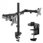 Maclean MC-884 Vieno Monitorio Laikiklis Ant Stalo 17-32 inch Ekranams, Juodas, Dujinė Spyruoklė, USB 3.0